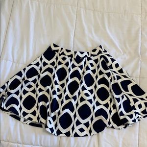 Print skirt | two piece set | Aqua | small